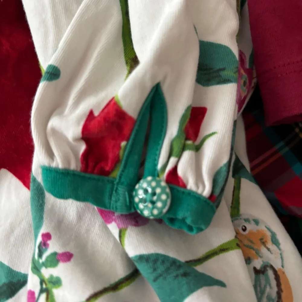 Matilda Jane Girls Dress Lot of 3 Size 6 Floral Polka Dot Plaid Tiered Ruffle